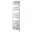Towelrads Pisa Curved Heated Towel Rail 1800mm High x 600mm Wide - White - 160032 - TAP 'N' SHOWER