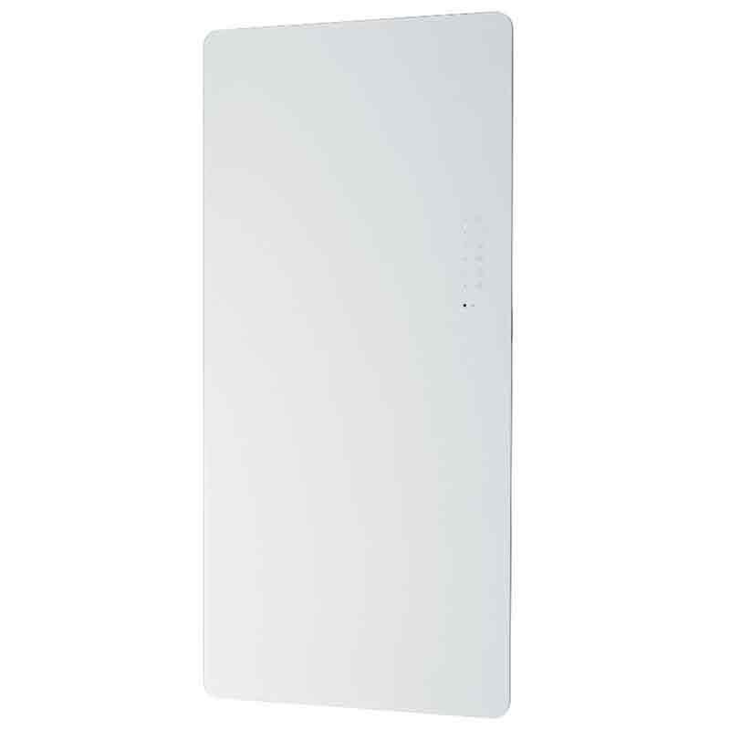 Towelrads Vetro Frame Glass Hot Water Radiator 1000mm High x 500mm Wide - White - 144238 - TAP 'N' SHOWER