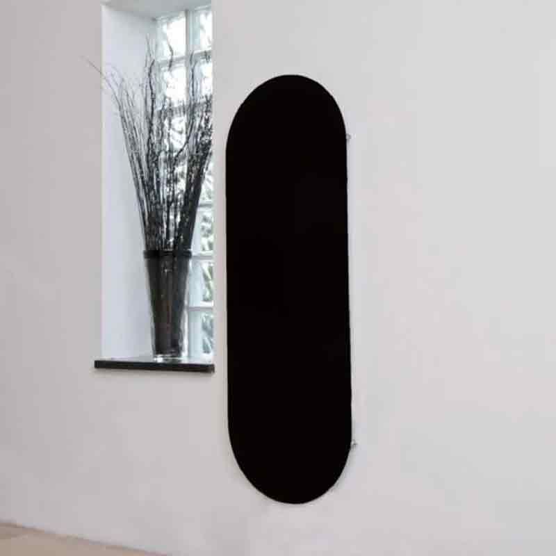 Towelrads Vetro Soap Glass Electric Radiator 1380mm High x 500mm Wide - Black - 144251 - TAP 'N' SHOWER