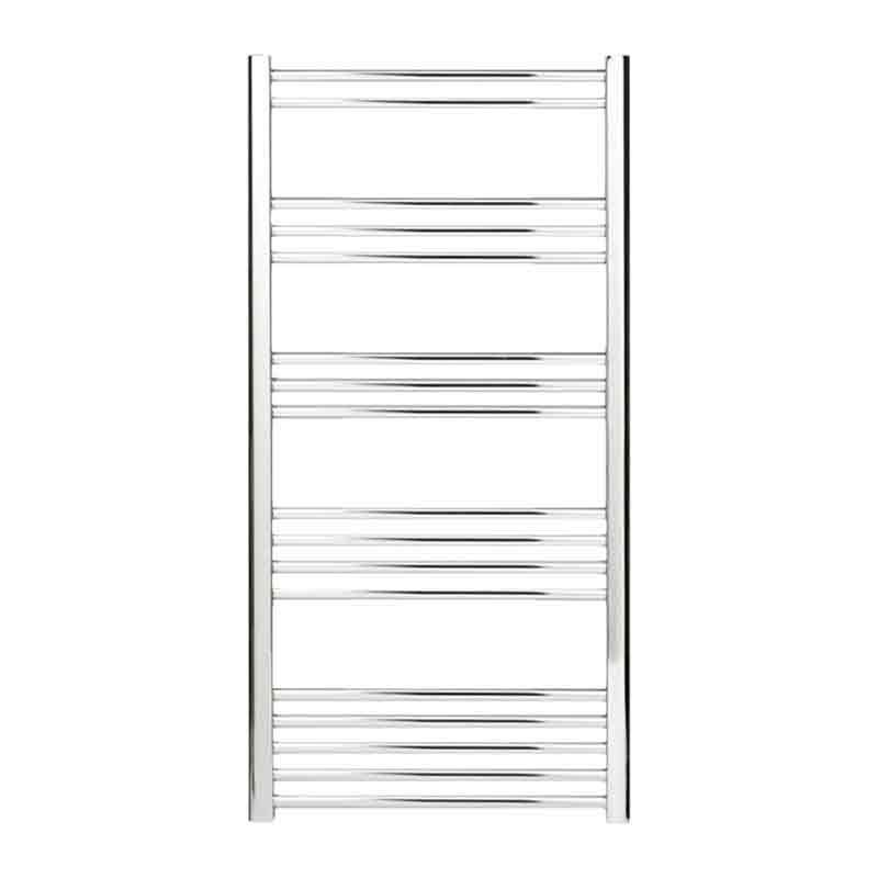 Towelrads Hamilton Straight Heated Towel Rail 1200mm High x 600mm Wide - Chrome - 180006 - TAP 'N' SHOWER