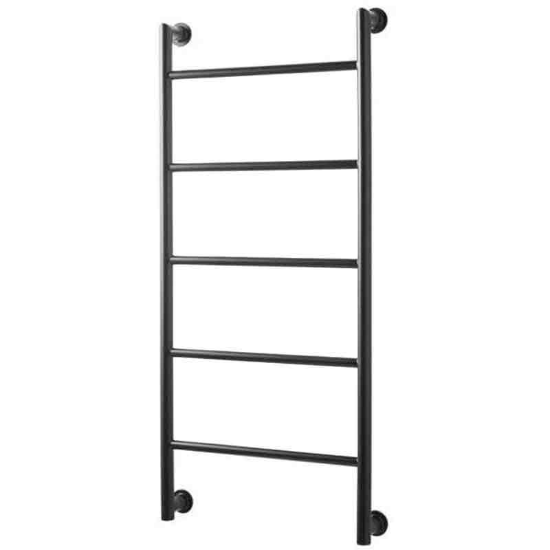 Towelrads Ballymore Straight Heated Towel Rail 1200mm High x 530mm Wide - Black - 200027 - TAP 'N' SHOWER