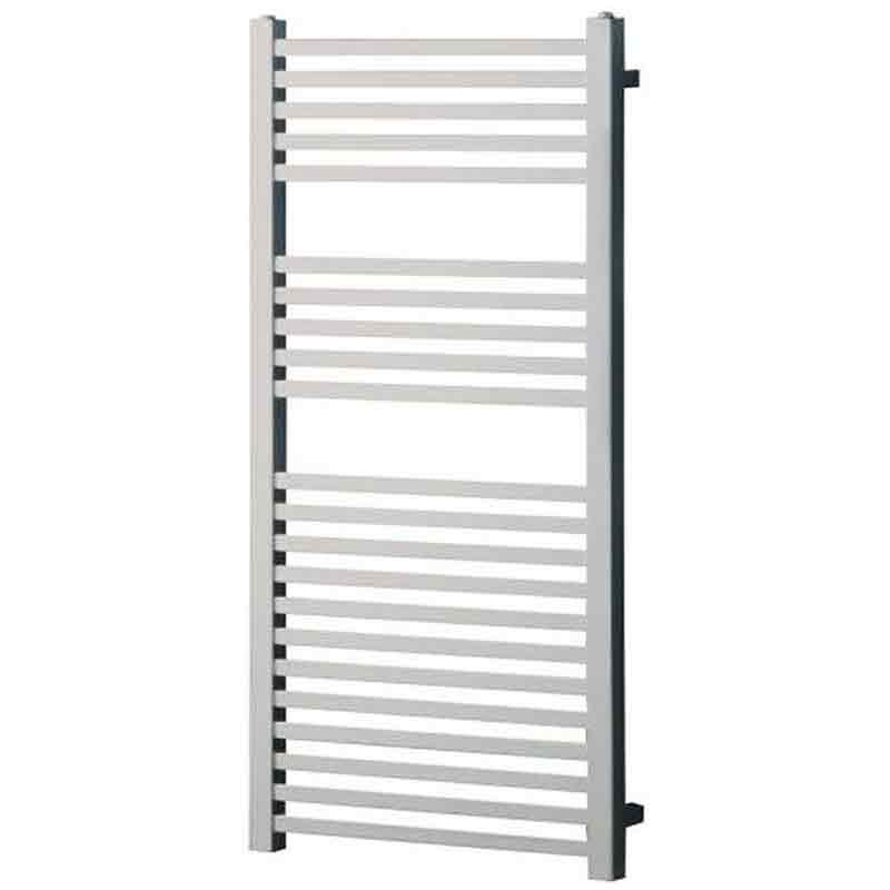 Towelrads Square Tube Straight Heated Towel Rail 1200mm High x 450mm Wide - Chrome - 210002 - TAP 'N' SHOWER