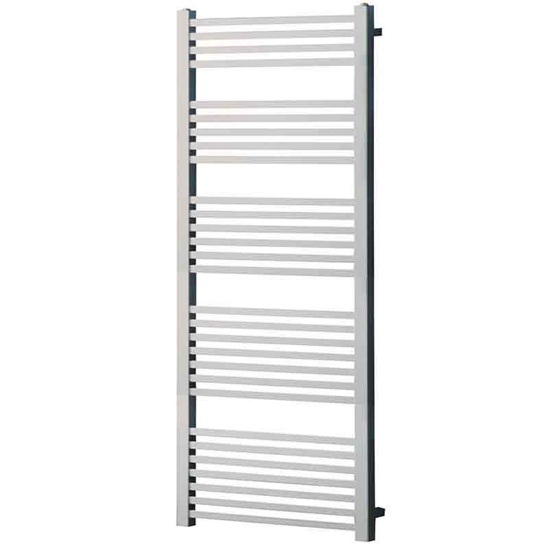 Towelrads Square Tube Straight Heated Towel Rail 1600mm High x 600mm Wide - Chrome - 210005 - TAP 'N' SHOWER