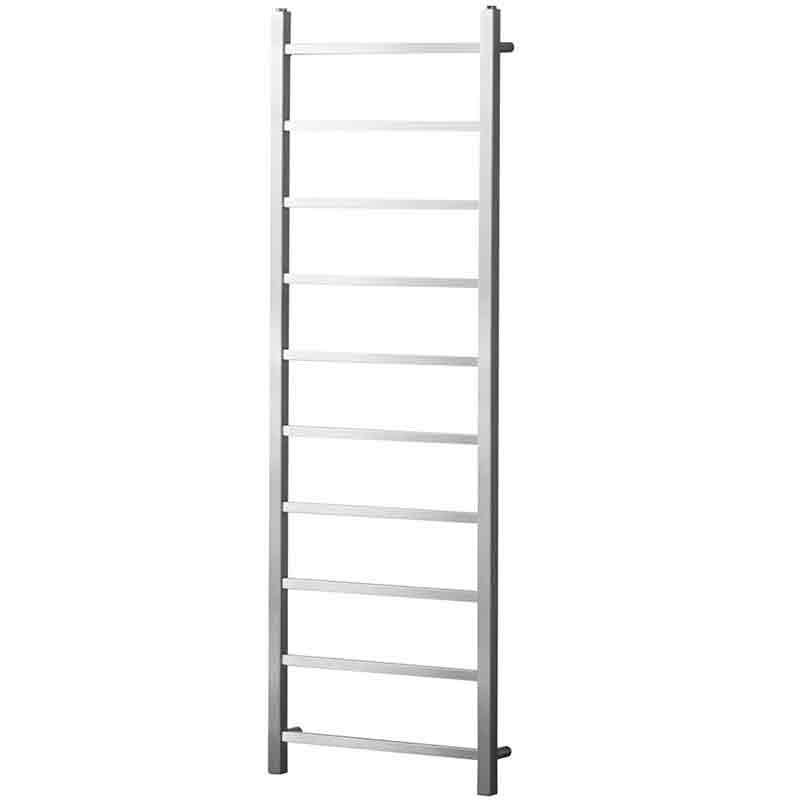 Towelrads Diva Straight Heated Towel Rail 1500mm High x 500mm Wide - Brushed Stainless Steel - 230004 - TAP 'N' SHOWER