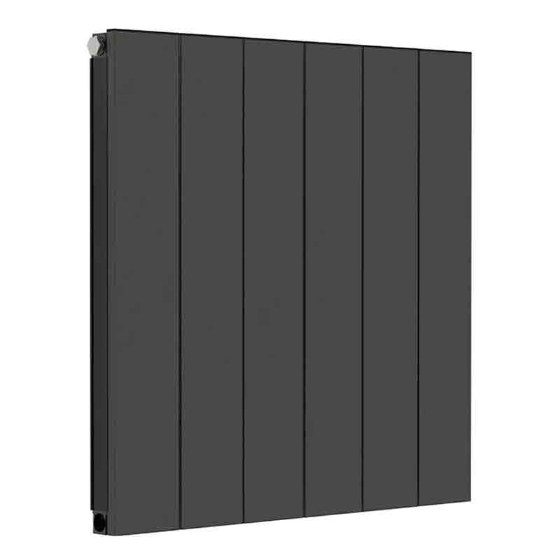 Towelrads Ascot 6 Section Single Radiator 600mm High x 612mm Wide - Anthracite - 510100 - TAP 'N' SHOWER