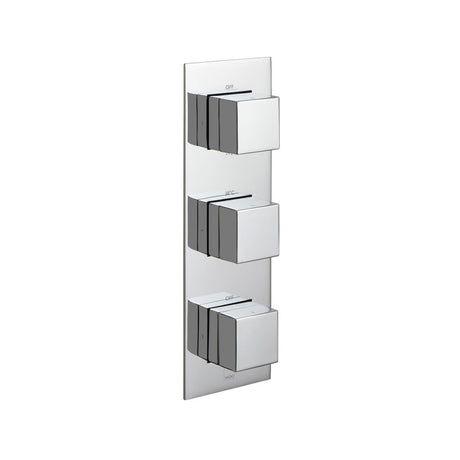 Vado Tablet Notion 3 Outlet Thermostatic Shower Valve with All - Flow Function - Polished Chrome - TAB - 128/3 - NOT - C/P - TAP 'N' SHOWER