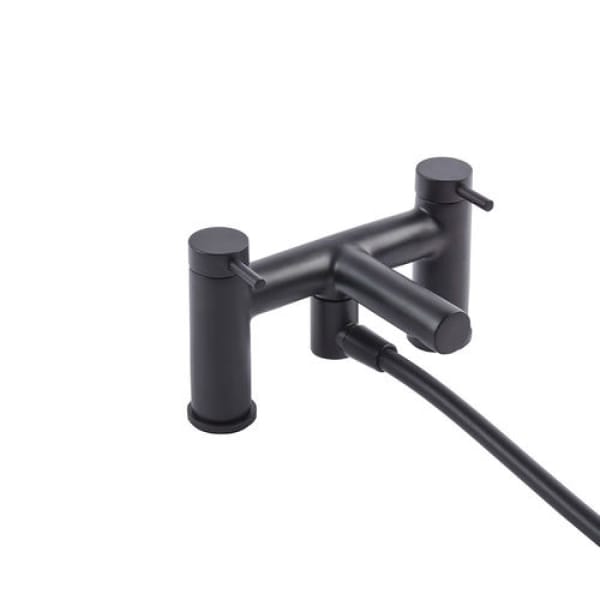 Tavistock Anthem Deck Mounted Black Bath Shower Mixer - TAN4203 - TAP 'N' SHOWER