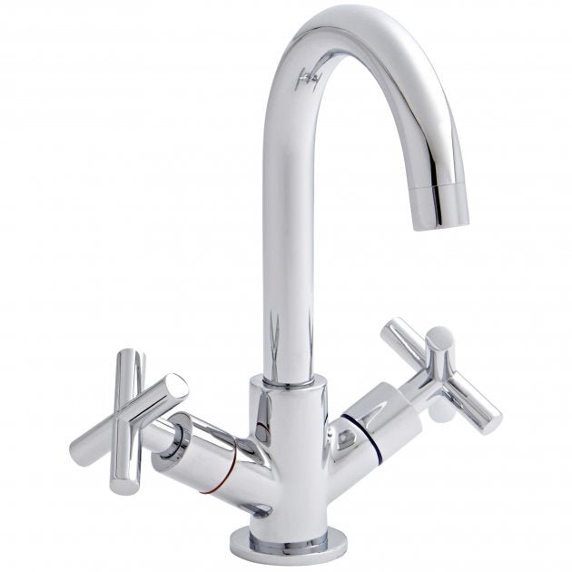 Kartell Times Mono Basin Mixer - Polished Chrome - TAP080TI - TAP 'N' SHOWER