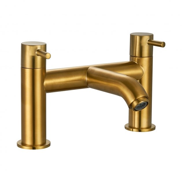 Kartell Ottone Bath Filler - Brushed Brass - TAP141OT - TAP 'N' SHOWER