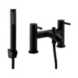 Kartell Nero Round Bath Shower Mixer Tap - Matt Black - TAP152NR - TAP 'N' SHOWER