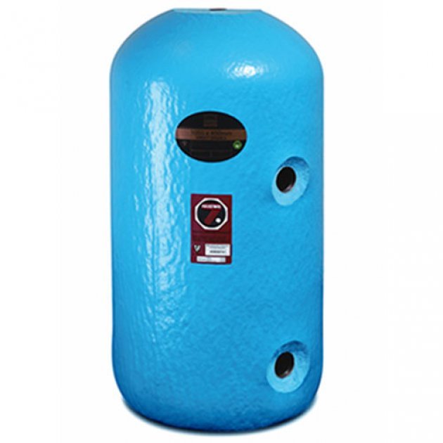 Telford Maxistore 1200mm x 450mm Economy 7 Direct Vented Copper Hot Water Cylinder - 165 Litre - Blue - B3D12045EV - TAP 'N' SHOWER