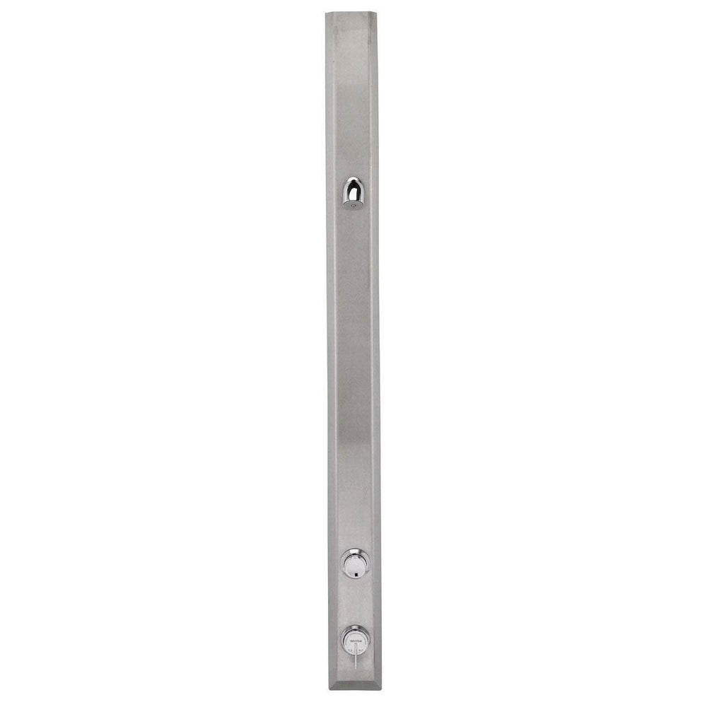 Bristan Commercial Vandal Resistant Head Timed Flow Shower Panel - Chr