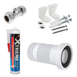 Twyford Close Coupled and Back To Wall Toilet Installation Pack - TAP001