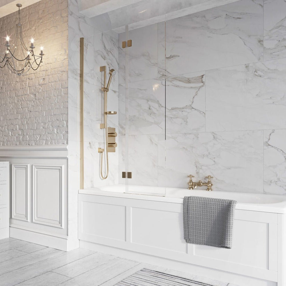 Scudo Thalia In Pack Full Set - Brushed Brass - THALIAINPACKBB - TAP 'N' SHOWER