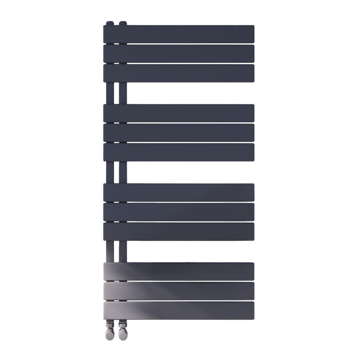 Scudo Thames Designer Towel Radiator 600x1150mm - Carbon Anthracite - THAM1150 - 600 - A - TAP 'N' SHOWER
