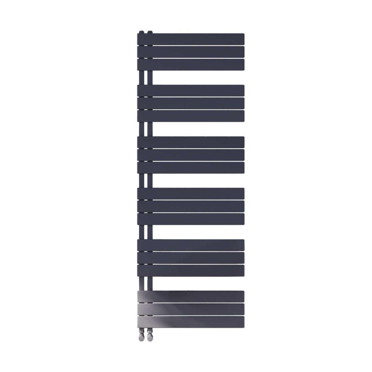 Scudo Thames Designer Towel Radiator 600x1640mm - Carbon Anthracite - THAM1640 - 600 - A - TAP 'N' SHOWER