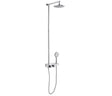 JTP Thermostatic Rail With Overhead /and Multifunction Hand Shower - Chrome - ED189