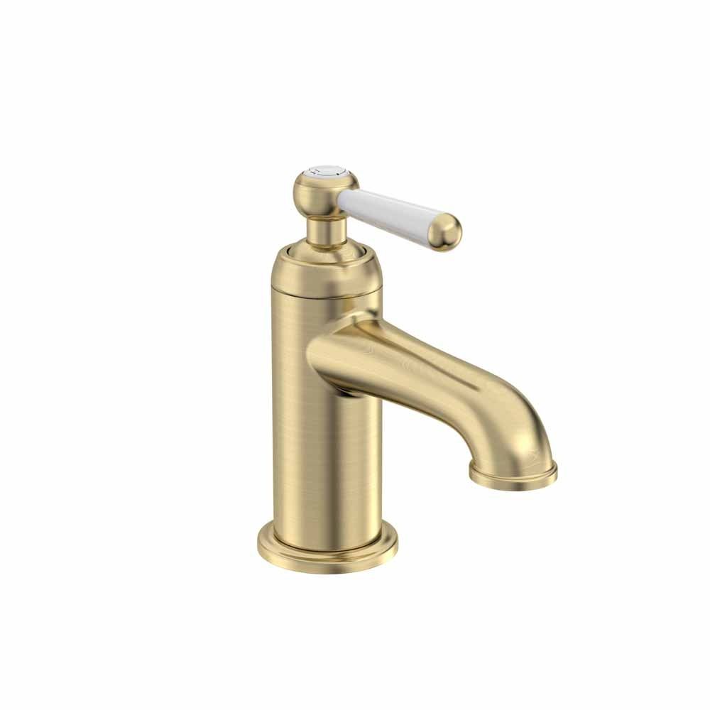 Tavistock Lansdown Mono Basin Mixer With Click Waste - Brushed Brass - TLD2504 - TAP 'N' SHOWER