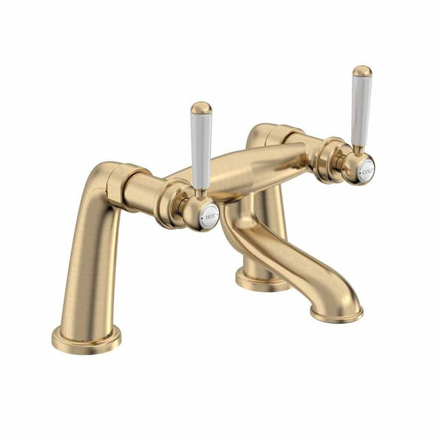 Tavistock Lansdown Bath Filler - Brushed Brass - TLD3204 - TAP 'N' SHOWER