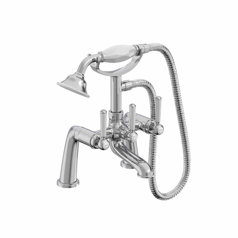 Tavistock Lansdown Bath Shower Mixer - Chrome - TLD42 - TAP 'N' SHOWER