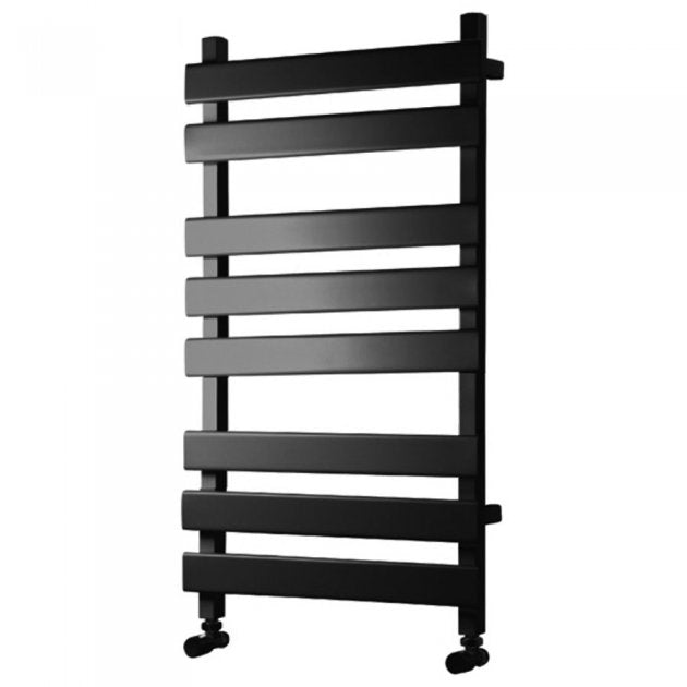 Towelrads Perlo Straight Heated Towel Rail 800mm High x 500mm Wide - Anthracite - 120902 - TAP 'N' SHOWER