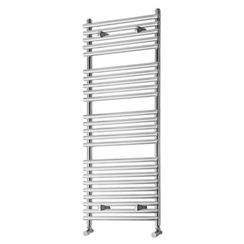 Towelrads Iridio Straight Heated Towel Rail 1500mm High x 500mm Wide - Anthracite - 120966 - TAP 'N' SHOWER