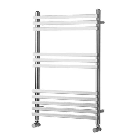 Towelrads Oxfordshire Horizontal Straight Heated Towel Rail 600mm High x 1000mm Wide - Chrome - 120973 - TAP 'N' SHOWER