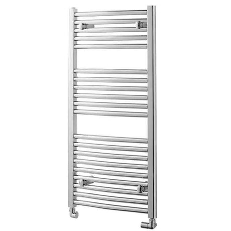 Towelrads Hamilton Curved Heated Towel Rail 700mm High x 600mm Wide - Chrome - 180012 - TAP 'N' SHOWER