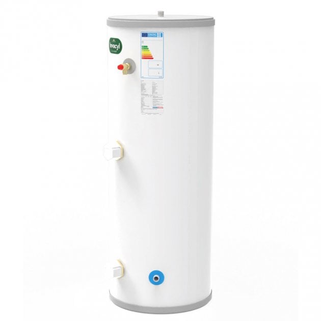 Joule Invacyl Stainless Steel Slimline Direct Unvented Cylinder 210 Litre - White - TRBMVD - 0210SFC - TAP 'N' SHOWER