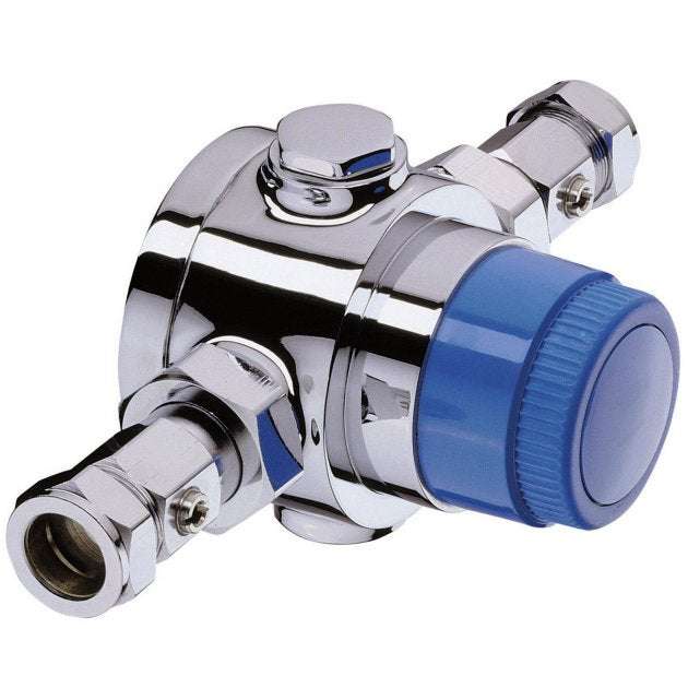 Bristan Commercial Thermostatic Mixing Valve 22mm - Chrome - TS4753ECP