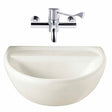Twyford Sola 0 Tap Medical Washbasin 500×400 - White - SA4250WH - TAP 'N' SHOWER