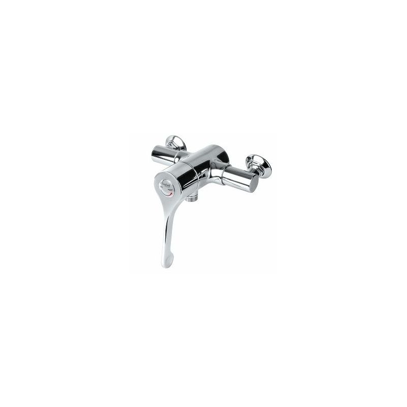 Twyford Sola Thermostatic Exposed Shower Valve Bottom Outlet - Chrome - SF1136CP - TAP 'N' SHOWER
