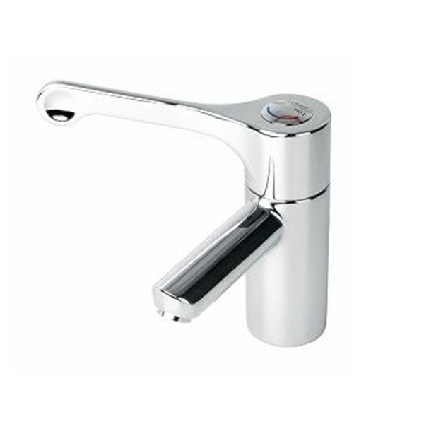 Twyford Sola Thermostatic Basin Mixer with Fixed Spout - Chrome - SF1138CP - TAP 'N' SHOWER