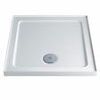 Twyford Shower Tray Square Upstand 760x 760 - White - TR6211WH - TAP 'N' SHOWER