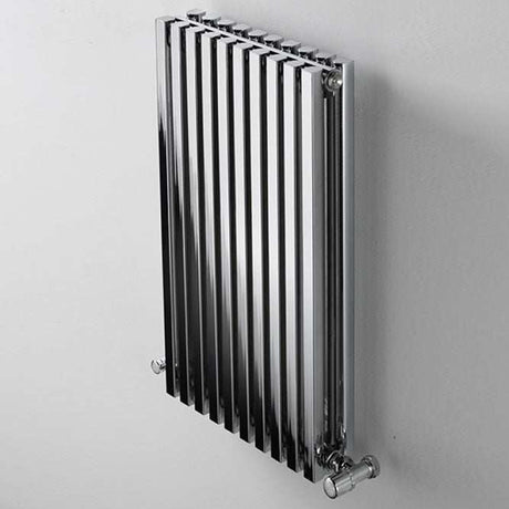 Ultraheat Klon Single Designer Vertical Radiator, 1800mm High x 383mm Wide -  Chrome - KS1810C