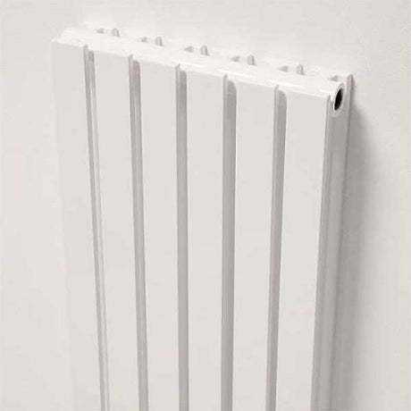 Ultraheat Linear Double Designer Vertical Radiator, 1800mm High x 480mm Wide - White - LD1809W