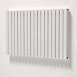Ultraheat Linear Double Designer Horizontal Radiator, 600mm High x 427mm Wide - White - LD608W