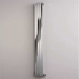 Ultraheat Linear Single Designer Vertical Radiator, 1800mm High x 374mm Wide -  Chrome - LS1807C
