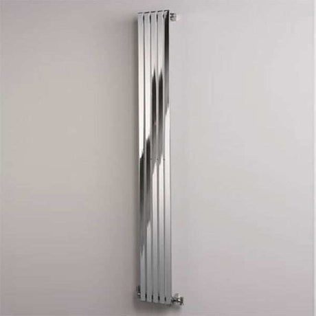Ultraheat Linear Single Designer Vertical Radiator, 1800mm High x 480mm Wide -  Chrome - LS1809C
