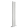 Ultraheat Sofi Double Designer Vertical Radiator, 1800mm High x 416mm Wide - White - SD1807W