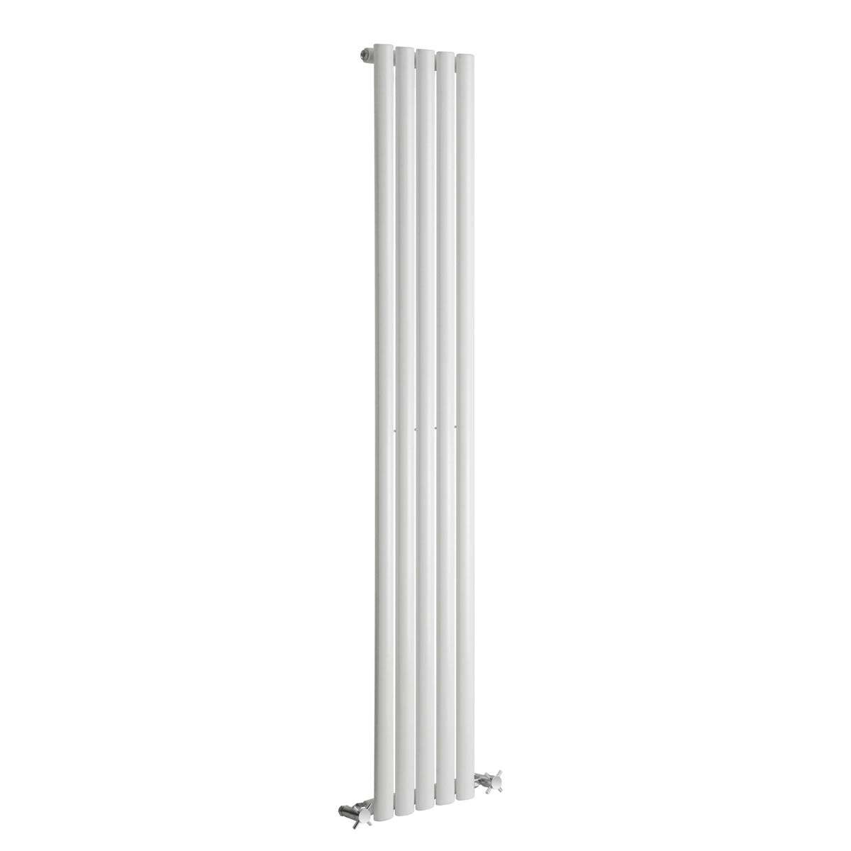 Ultraheat Sofi Double Designer Vertical Radiator, 2000mm H x 534mm W, White - TAP 'N' SHOWER