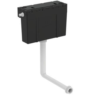 Armitage Shanks Conceala 3 Cistern w Side Inlet and Pneumatic Dual Flush - Black - S332667 - TAP 'N' SHOWER