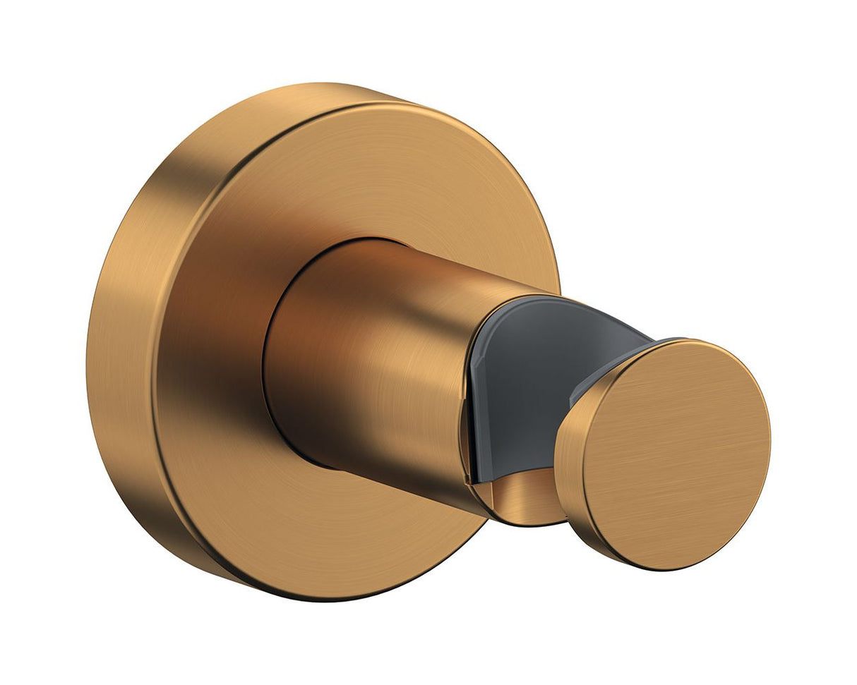 Duravit Round Hand Shower Wall Mount 55mm x 55mm x 68mm - Brushed Brass - UV0620007004 - TAP 'N' SHOWER