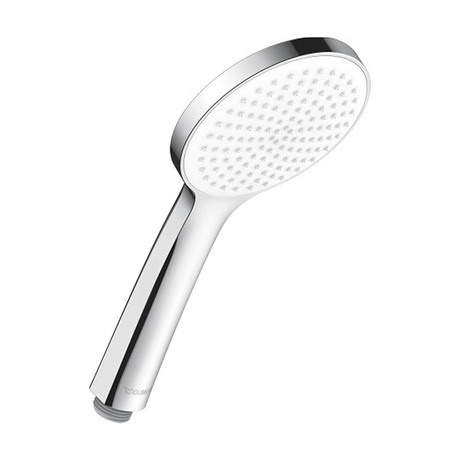 Duravit Universal Shower Handset 110mm with 1 Spray Pattern - Chrome / White - UV0650013010 - TAP 'N' SHOWER