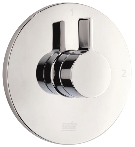 Rada V12 B Concealed Chrome Lever Operated Diverter Valve - 1.1651.006 - TAP 'N' SHOWER