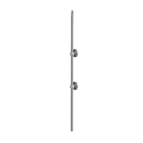 Burlington Chrome Extended Vertical Riser 2m - V22 - TAP 'N' SHOWER