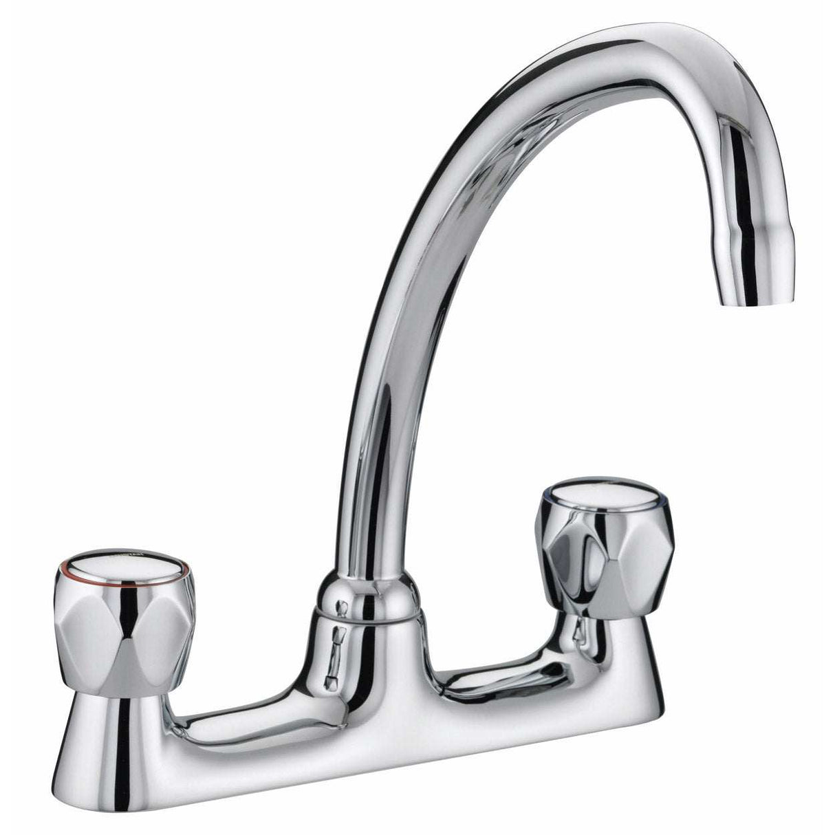 Bristan Value Club Deck Mounted Budget Kitchen Sink Mixer Tap - Chrome
