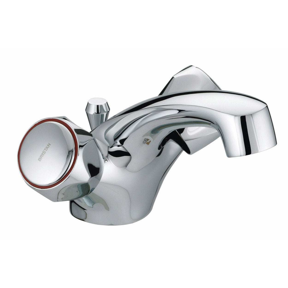 Bristan Value Club Pop Up Waste Dual Flow Basin Mixer Tap - Chrome - V