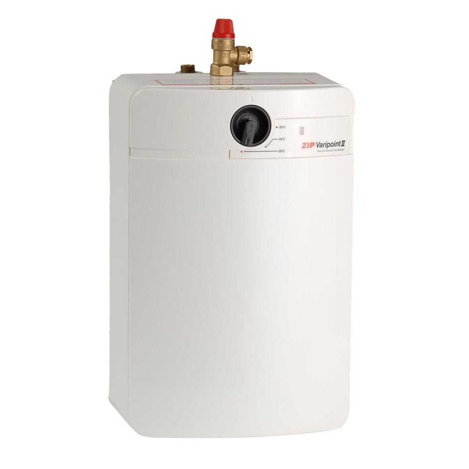 Zip Varipoint 2 Undersink Unvented 2.2kW 10L Water Heater - White - VP103UB - TAP 'N' SHOWER