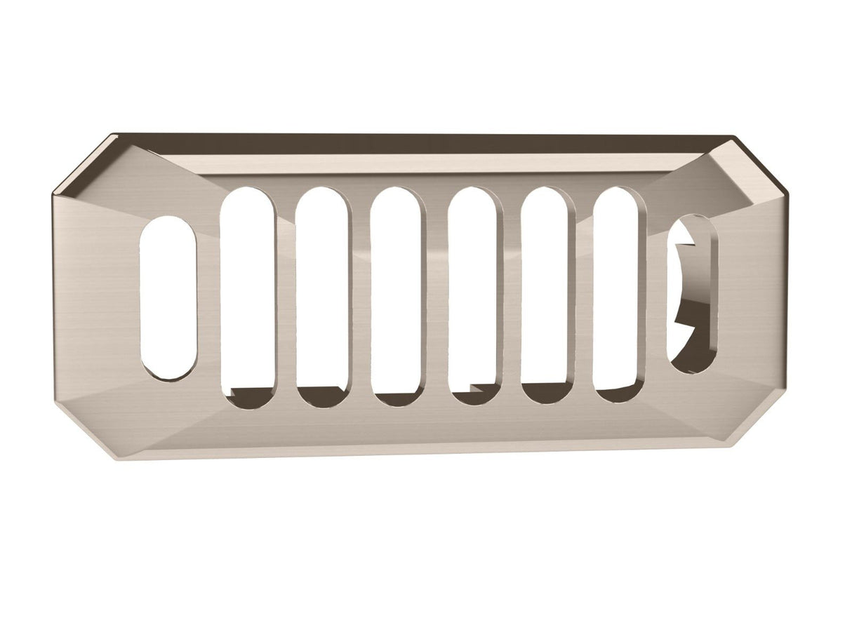 Launde Abbey Victrion Overflow Basin Grill - Brushed Nickel - TAP 'N' SHOWER